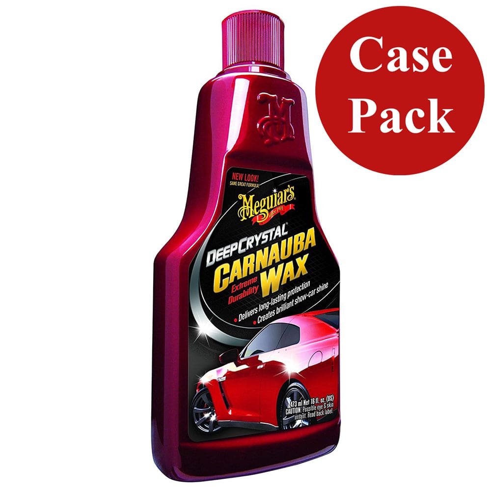 Meguiar’s Deep Crystal® Carnauba Wax - 16oz *Case of 6* - Boat Outfitting | Cleaning - Meguiar’s