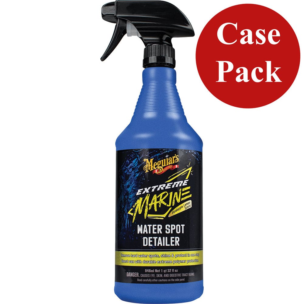 Meguiar’s Extreme Marine - Water Spot Detailer - *Case of 6* - Boat Outfitting | Cleaning - Meguiar’s