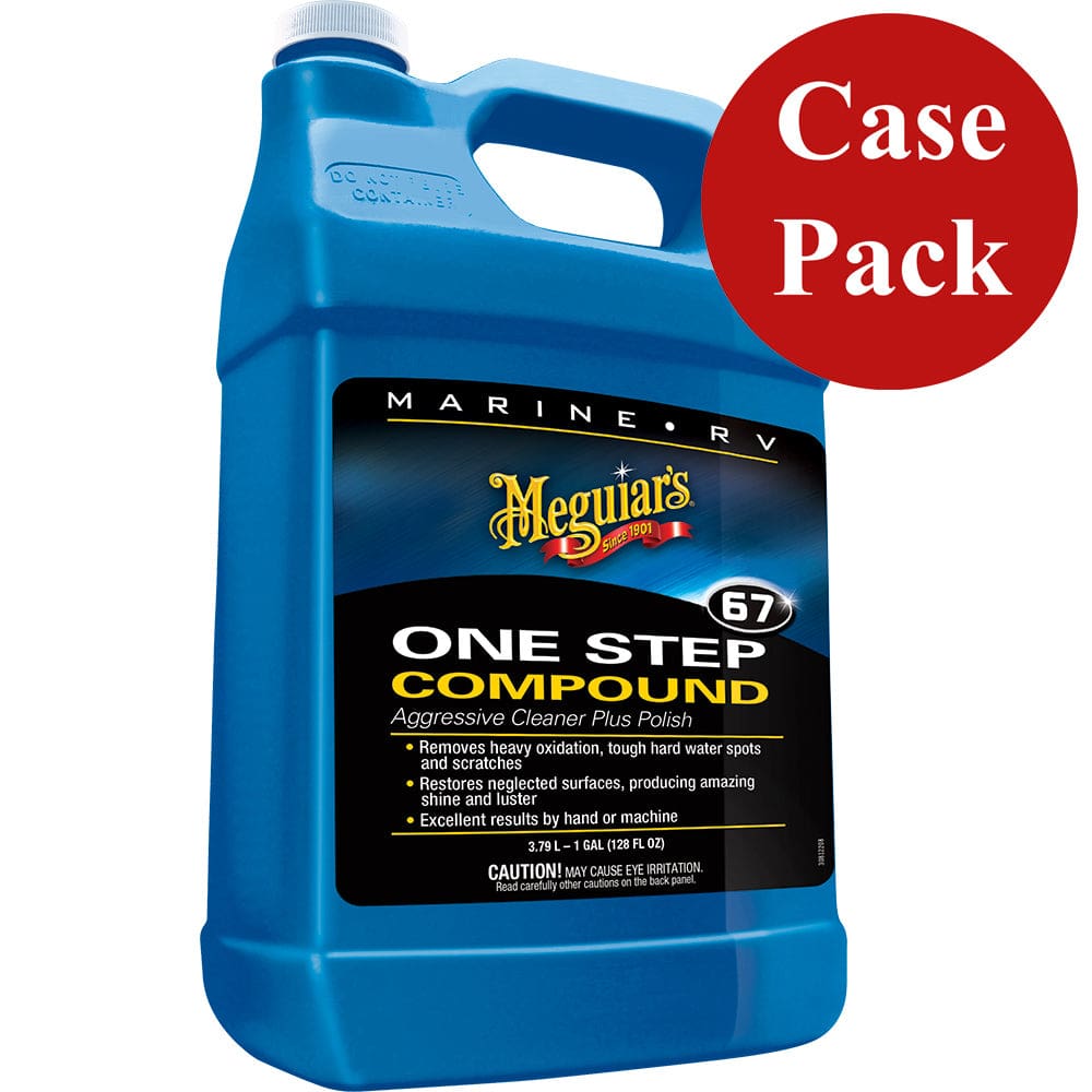 Meguiar’s Marine One-Step Compound - 1 Gallon *Case of 4* - Boat Outfitting | Cleaning - Meguiar’s