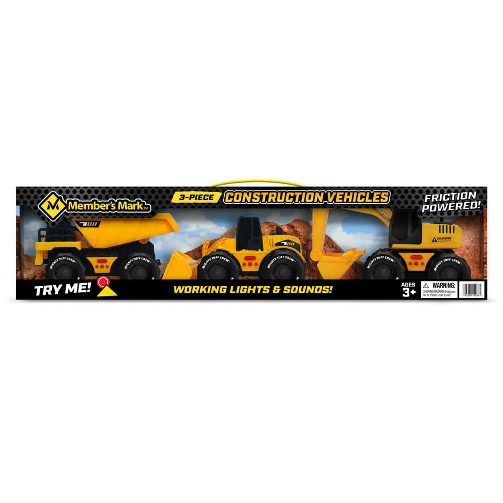 Member’s Mark 3-Pack Construction Vehicles - Baby & Kids - Member’s