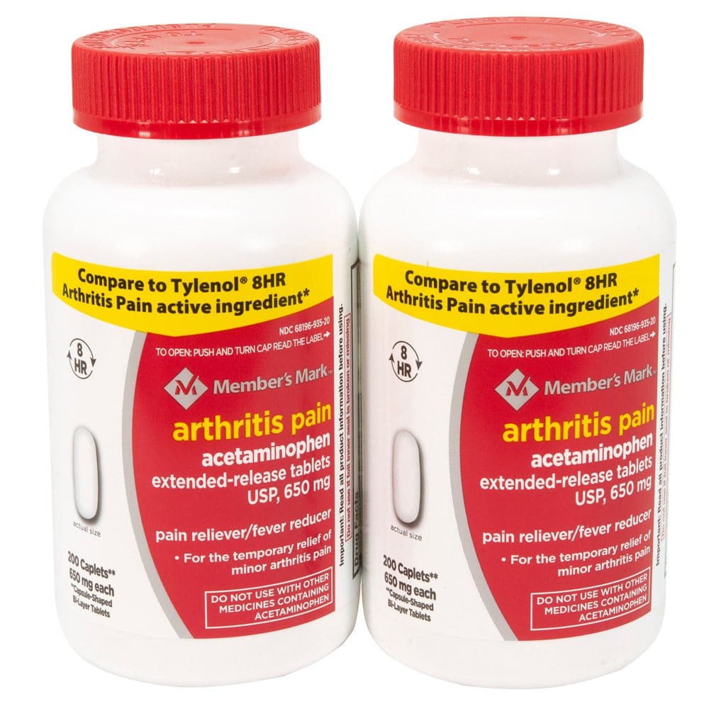 Member’s Mark Arthritis Pain Acetaminophen 650mg (2 pk. 200 ct./pk.) - Instant Savings - Member’s