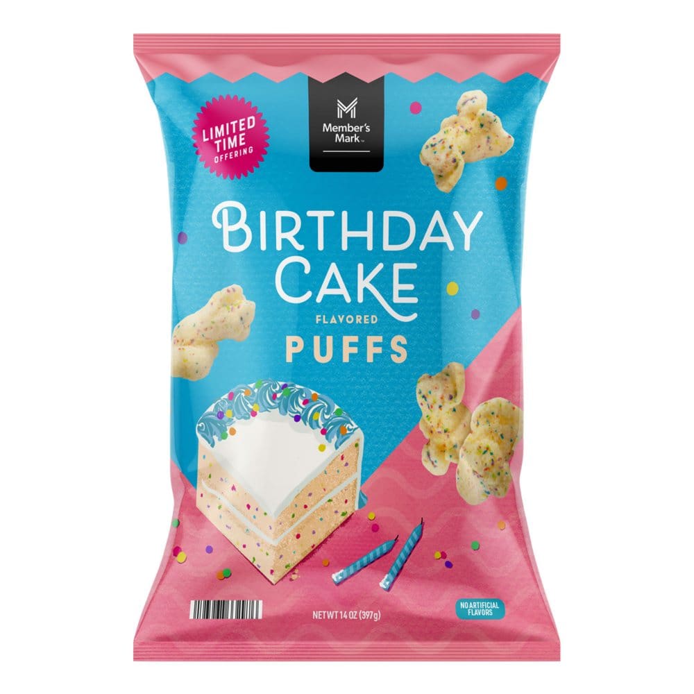 Member’s Mark Birthday Cake Corn Puffs (14 oz.) - Puffed Snacks - Member’s