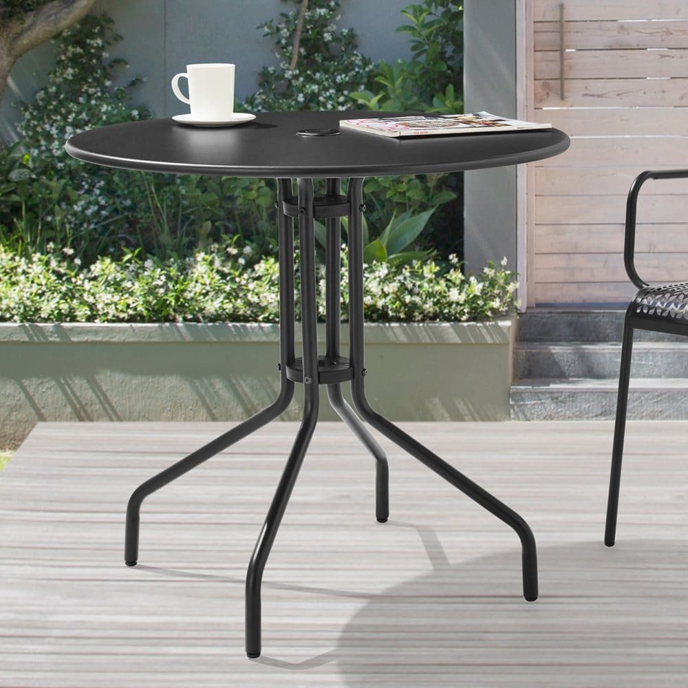 Member’s Mark Cafe Collection Steel Table - Patio Accent Tables - ShelHealth