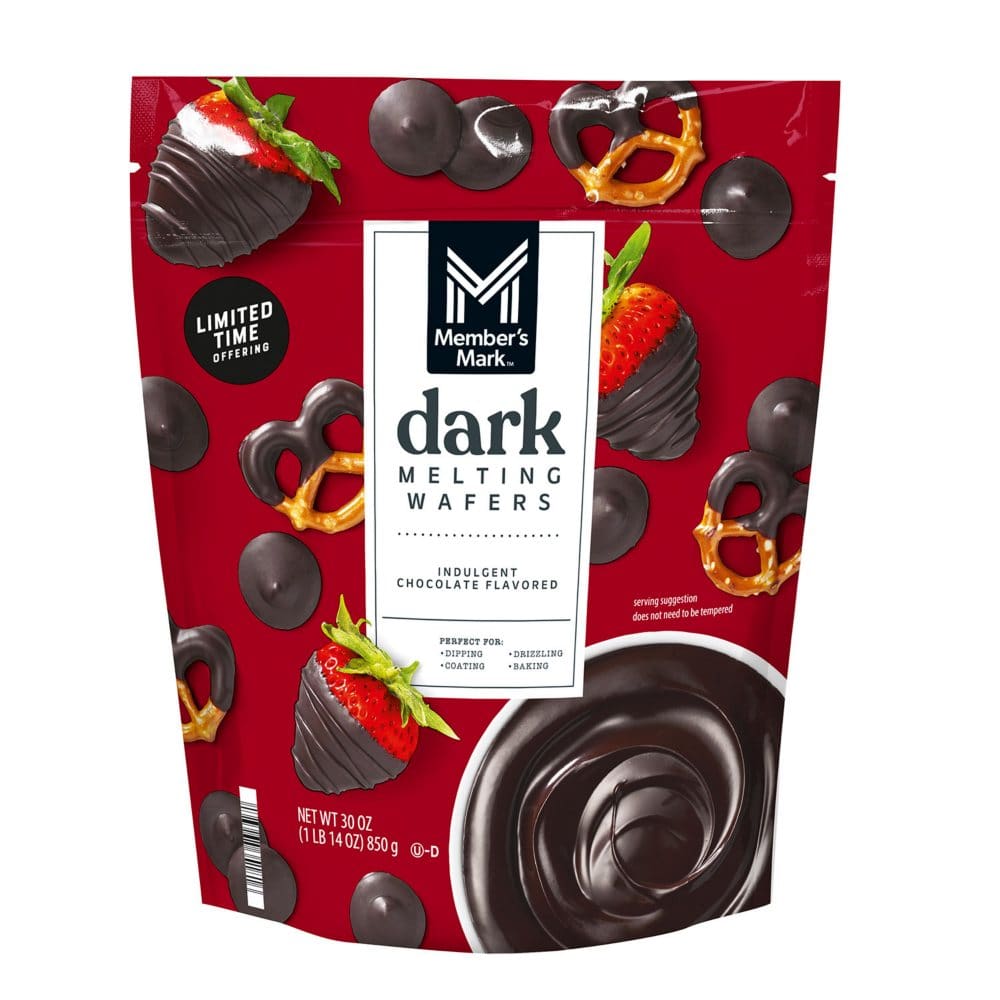 Member’s Mark Dark Chocolate Flavored Melting Wafers (30 oz.) - Baking Staples & Mixes - ShelHealth