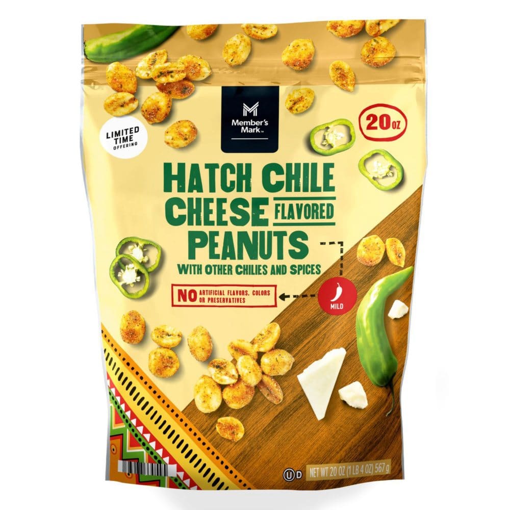 Member’s Mark Hatch Chile Cheese Flavored Peanuts (20 oz.) - Limited Time Snacks - Member’s