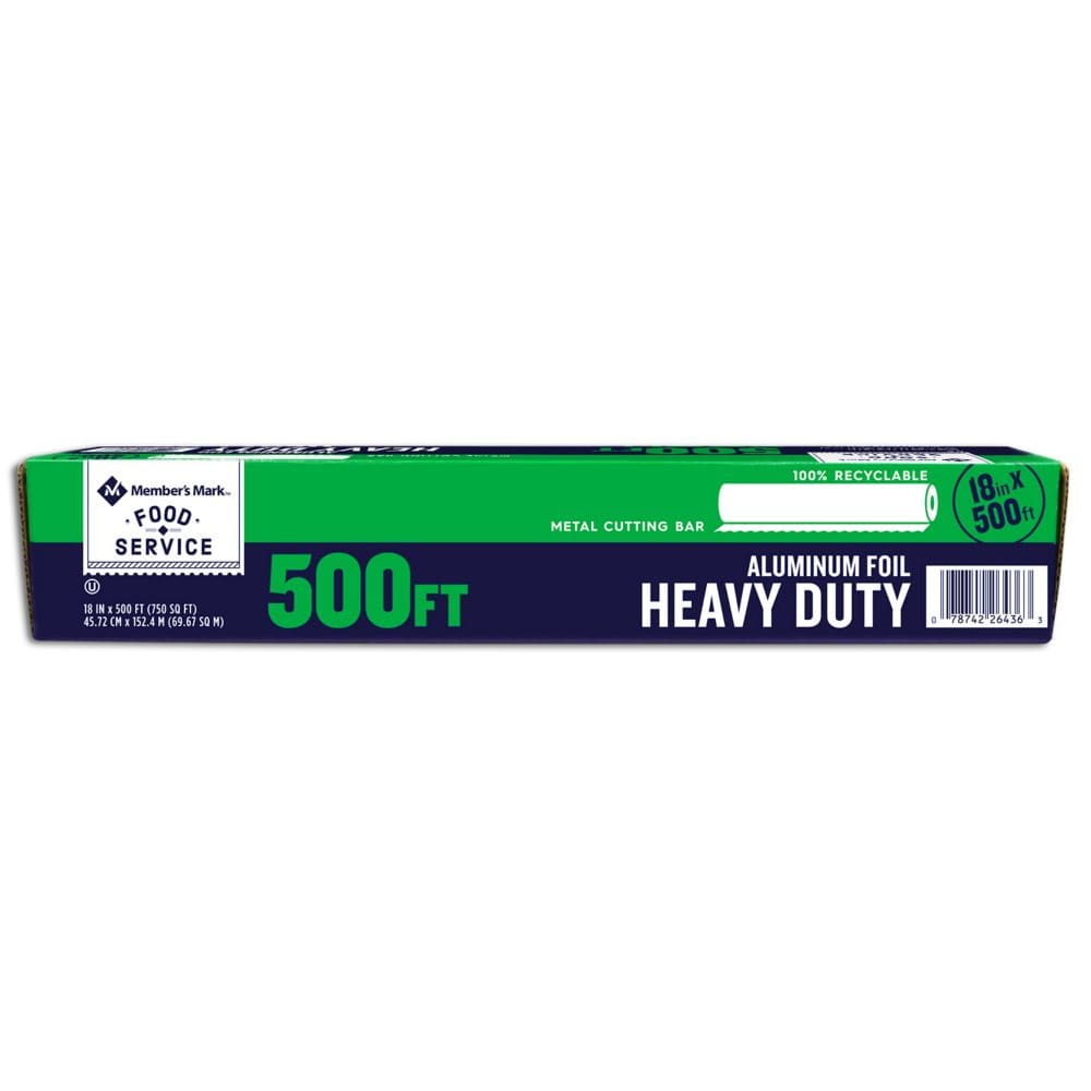 Member’s Mark Heavy Duty Foodservice Foil (18 x 500’) - Paper & Plastic - Member’s