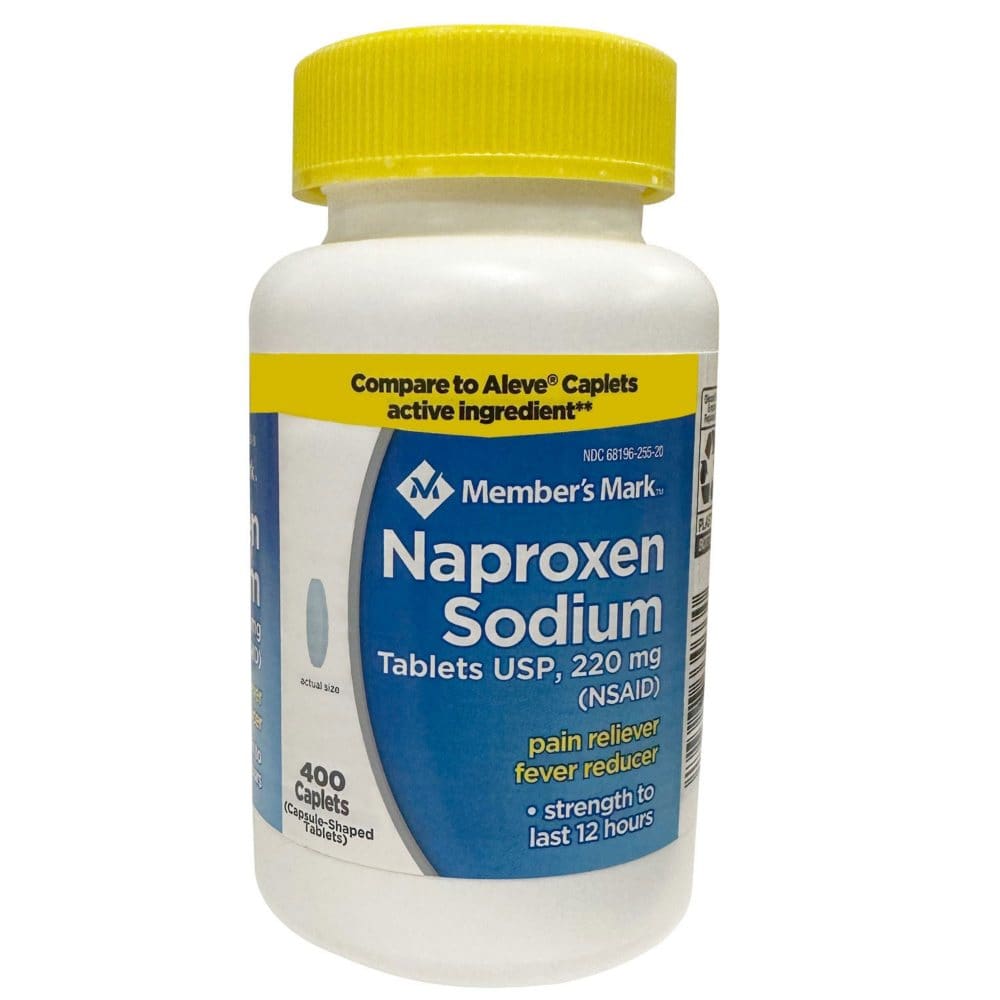 Member’s Mark Naproxen Sodium 220 mg. Tablets USP (400 ct.) - Over-the-Counter Medicines - Member’s
