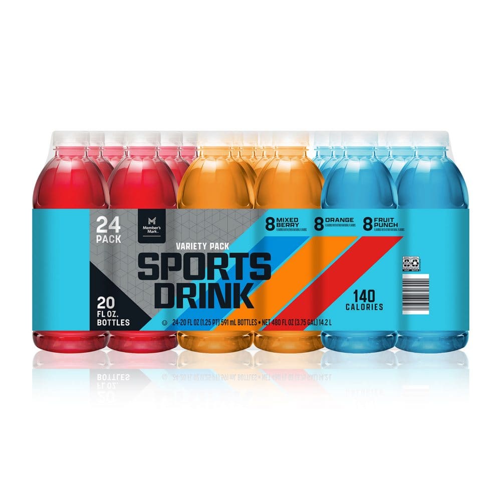 Member’s Mark Sports Drink Variety Pack (20 fl. oz. 24 pk.) - Sports Drinks - Member’s