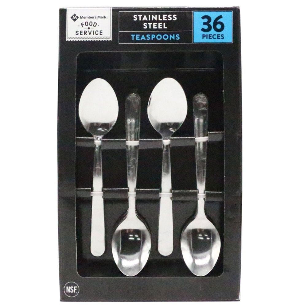 Member’s Mark Stainless Steel Teaspoon Set (36 ct.) - Flatware & Serveware - Member’s