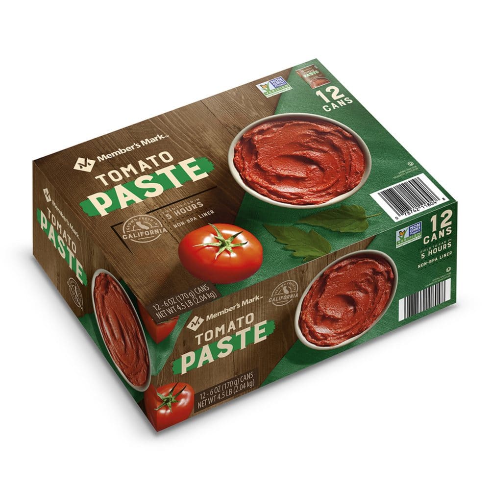 Member’s Mark Tomato Paste (6 oz. 12 pk.) - Canned Foods & Goods - Member’s Mark