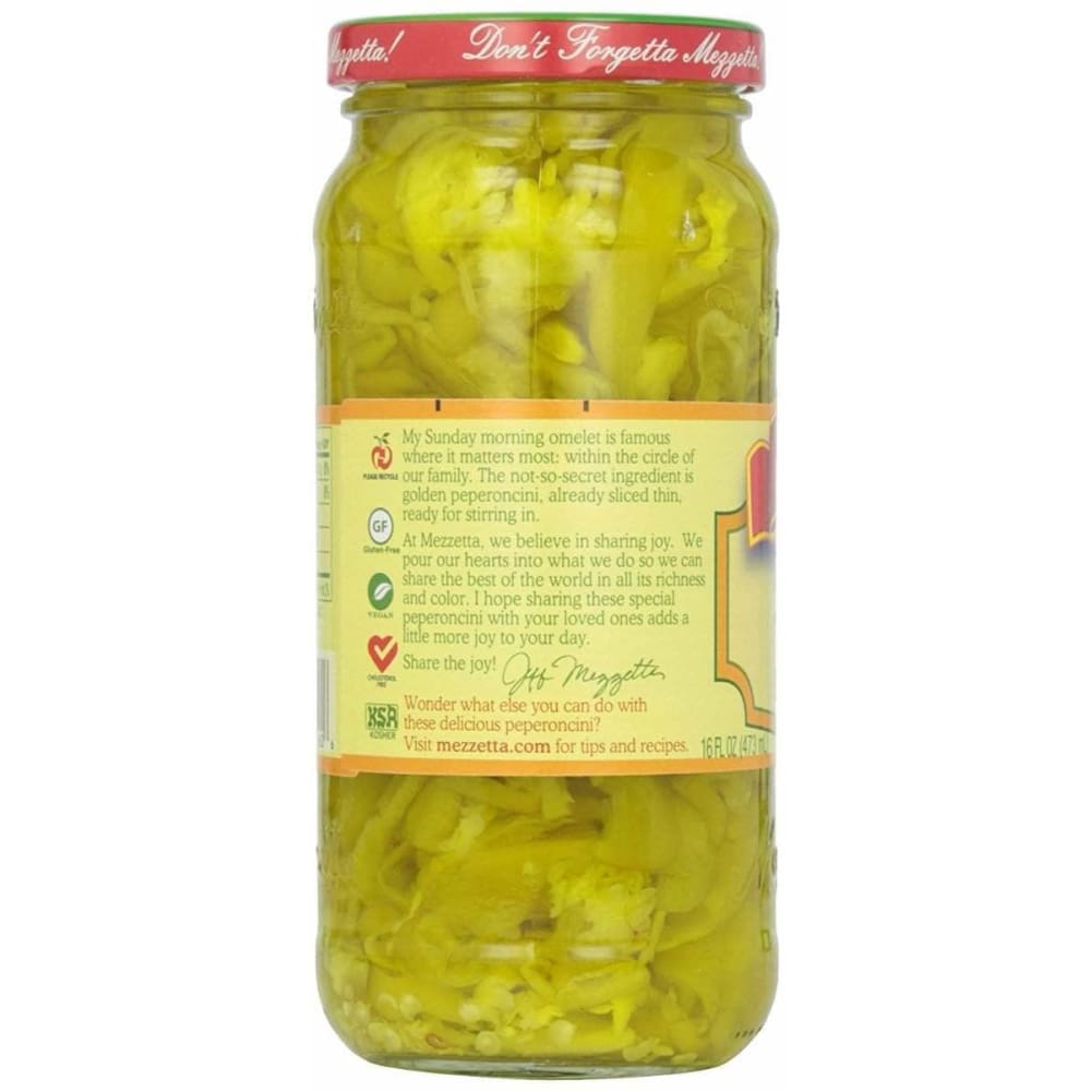 Mezzetta Mezzetta Deli-Sliced Golden Greek Peperoncini, 16 oz