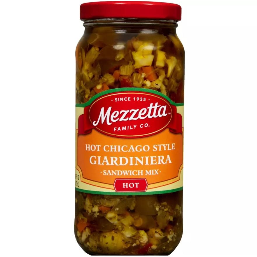 MEZZETTA: Hot Chicago Style Giardiniera Sandwich Mix 16 oz (Pack of 5) - Grocery > Vegetables - MEZZETTA