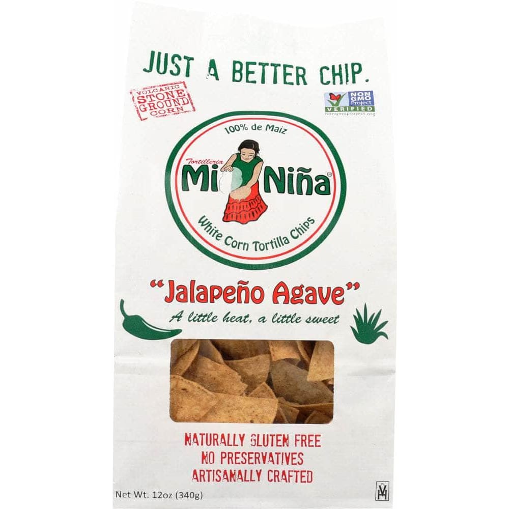 Mi Nina Mi Nina Tortilla Chip Jalapeno Agave, 12 oz