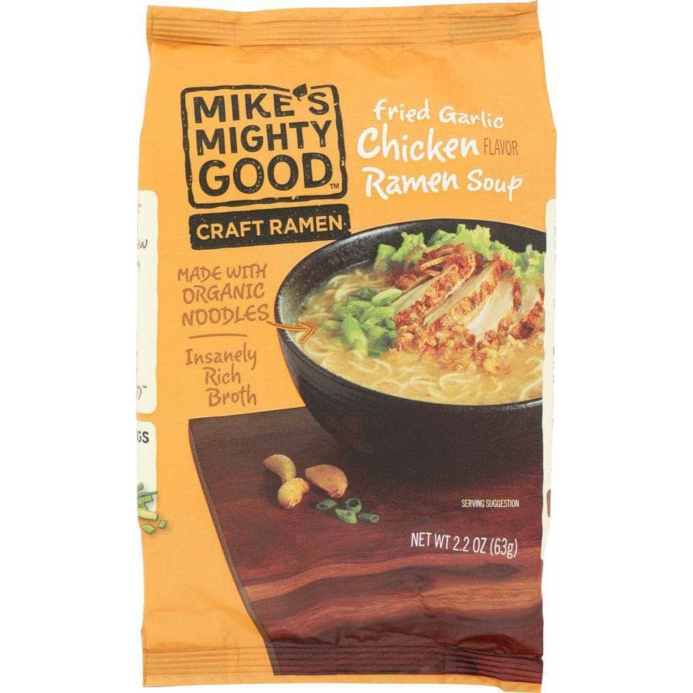 Mikes Mighty Good Mikes Mighty Good Fried Garlic Chicken Ramen Soup, 2.2 oz