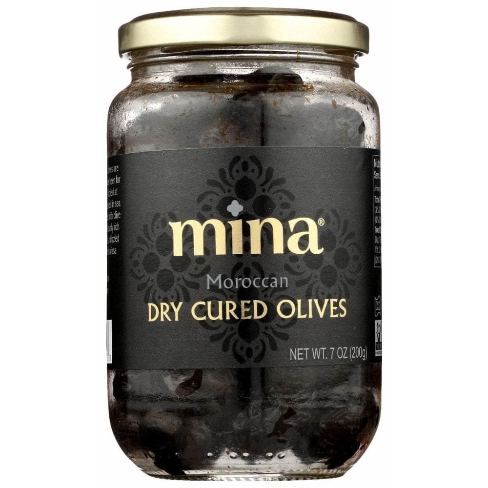 MINA MINA Olives Black Moroccan, 7 oz