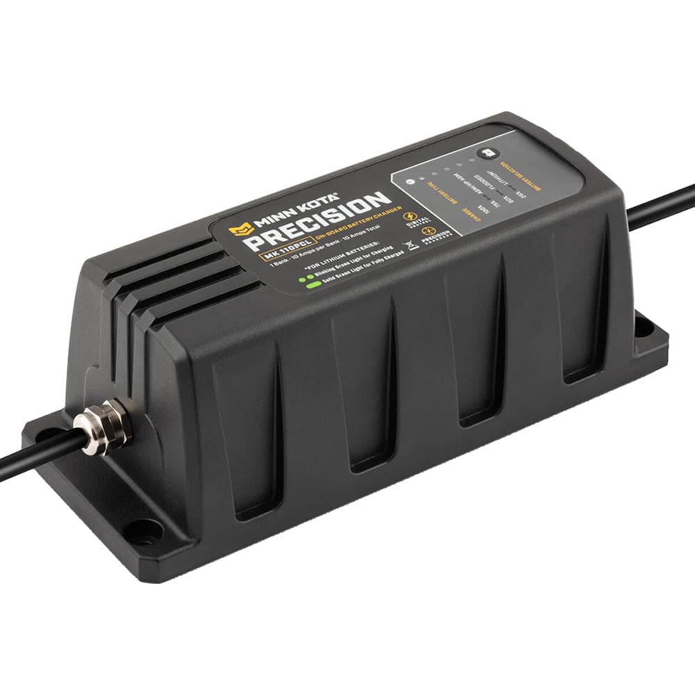 Minn Kota On-Board Precision Charger MK-110 PCL 1 Bank x 10 AMP LI ...