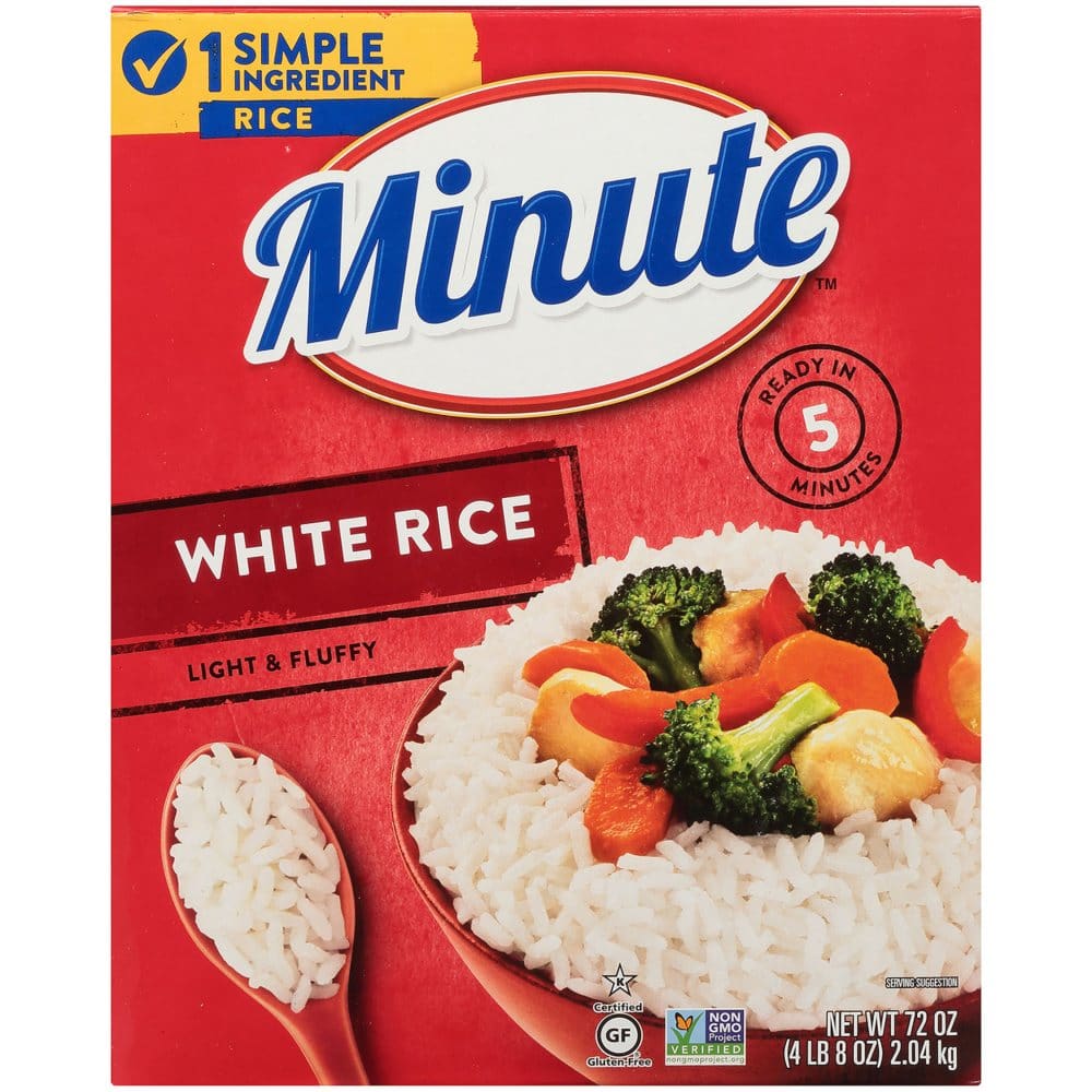 Minute Instant Light and Fluffy White Rice (72 oz.) - Pasta & Boxed Meals - Minute Instant