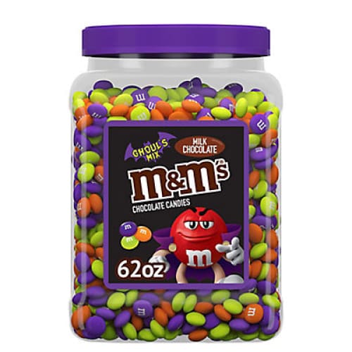 M&M’S Ghoul’s Mix Bulk Milk Chocolate Halloween Candy Jar 62 oz. - Home/Clearance/Clearance Seasonal/ - M&M’s