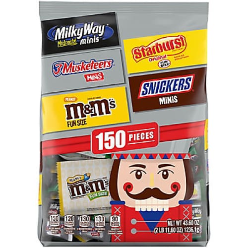 M&M'S Peanut Chocolate Candy, Full Size Bulk Candy, 48 ct./1.74 oz.