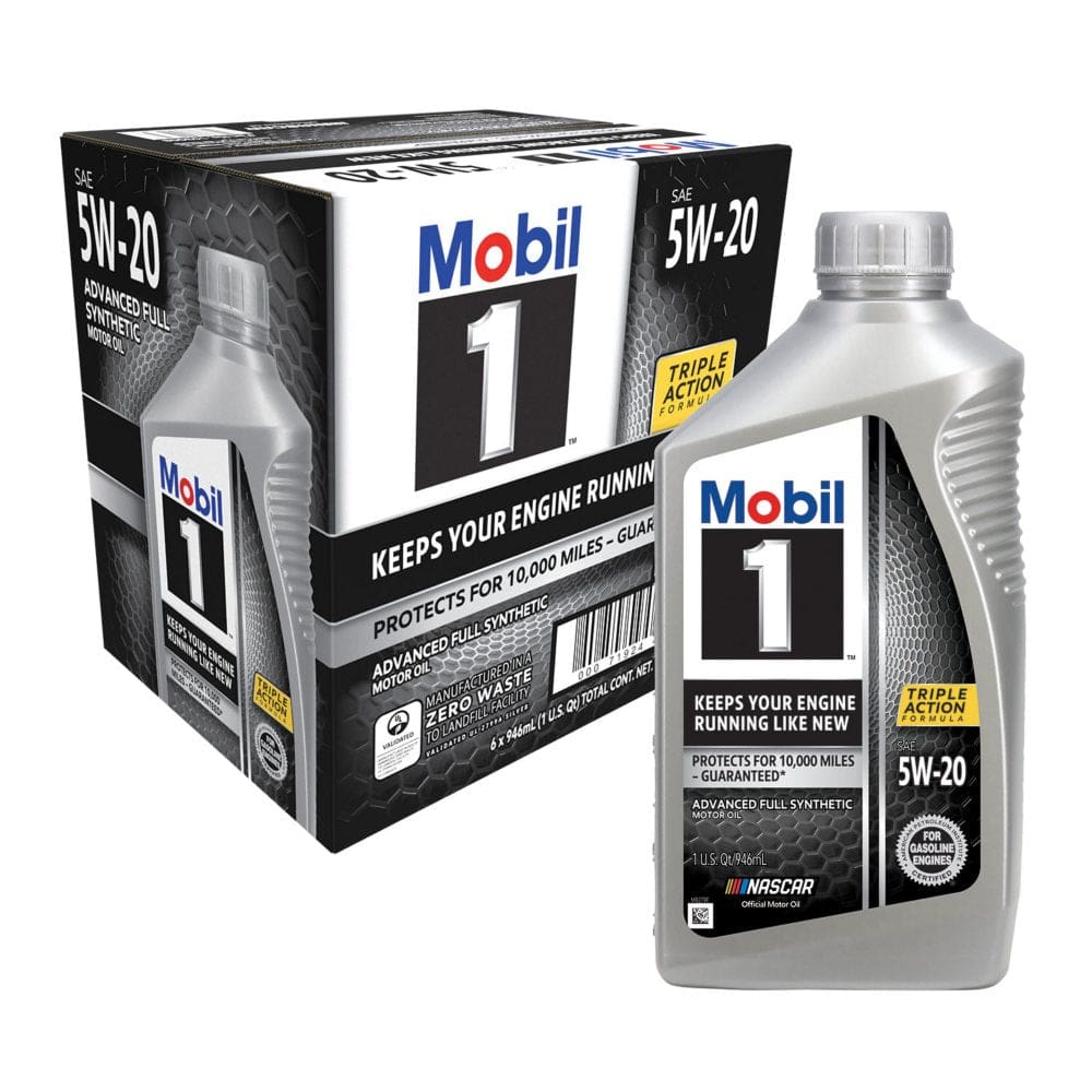 Mobil 1 5W-20 Motor Oil (6 pack 1-quart bottles) (Pack of []) - Savings & Clearance - Mobil