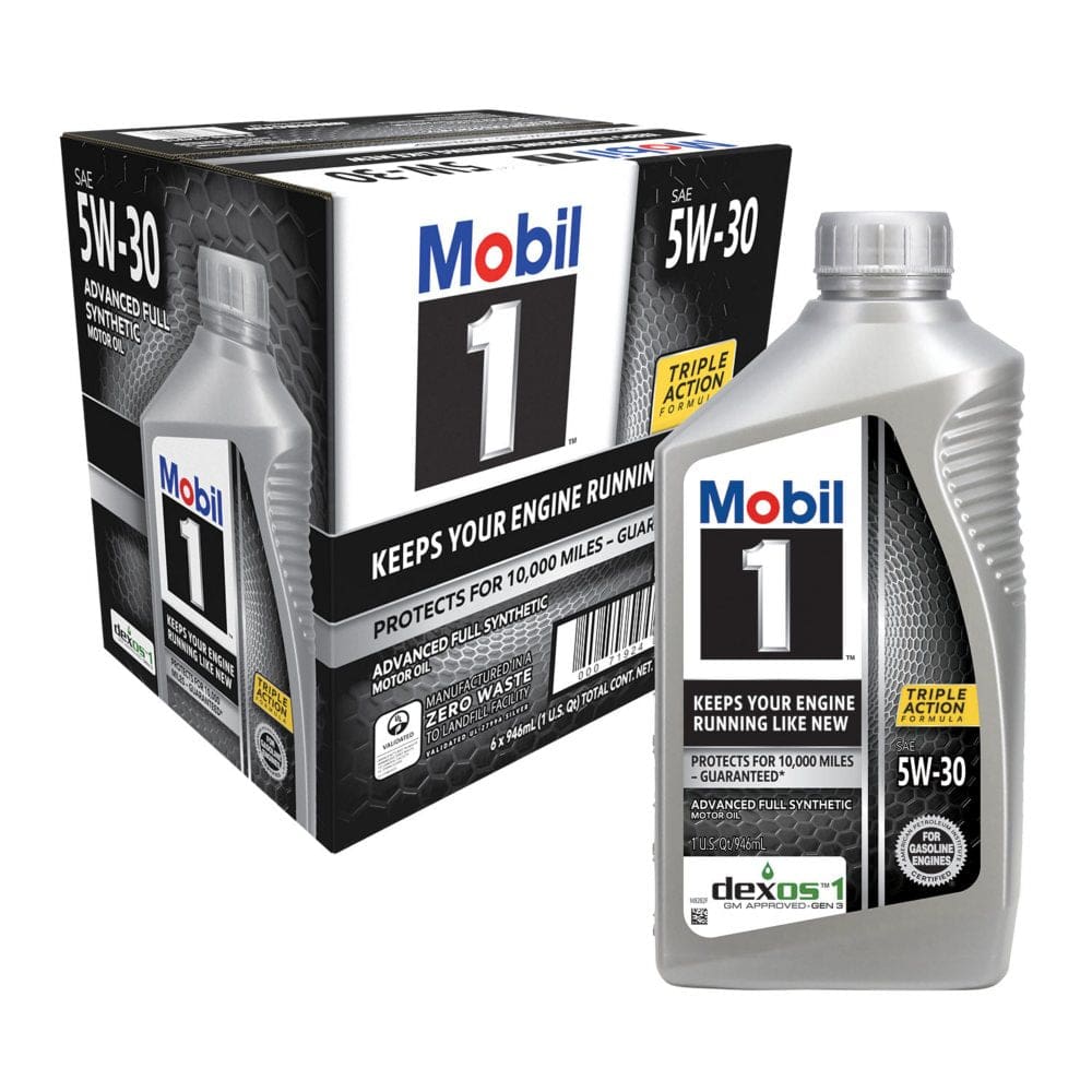 Mobil 1 5W-30 Motor Oil (6 pack 1-quart bottles) (Pack of []) - Savings & Clearance - Mobil