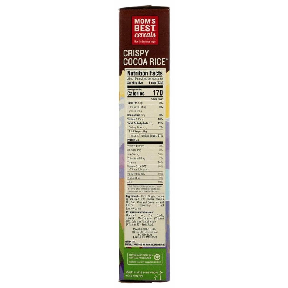 MOMS BEST Moms Best Cereal Crspy Rice Cocoa, 13 Oz