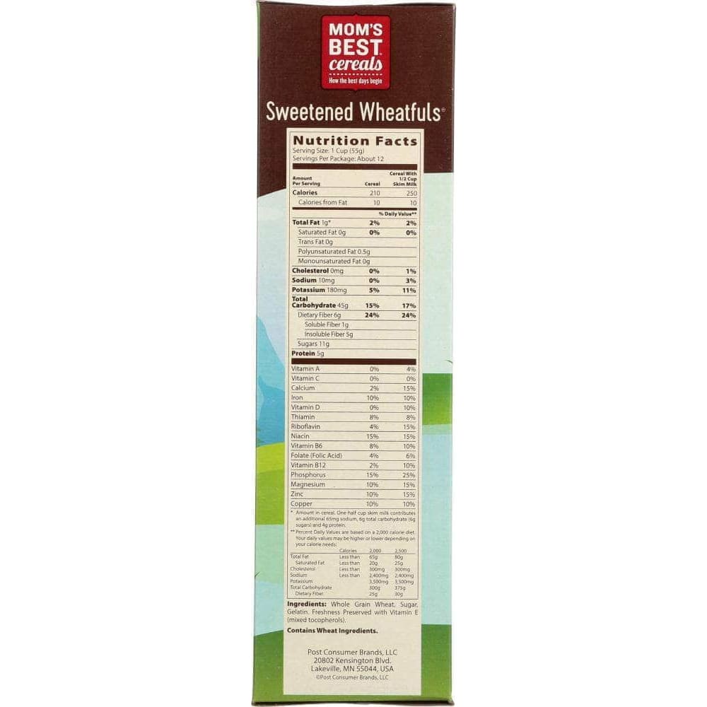 Moms Best Cereals Moms Best Sweetened Wheat-Fuls Whole Grain Cereal, 24 oz