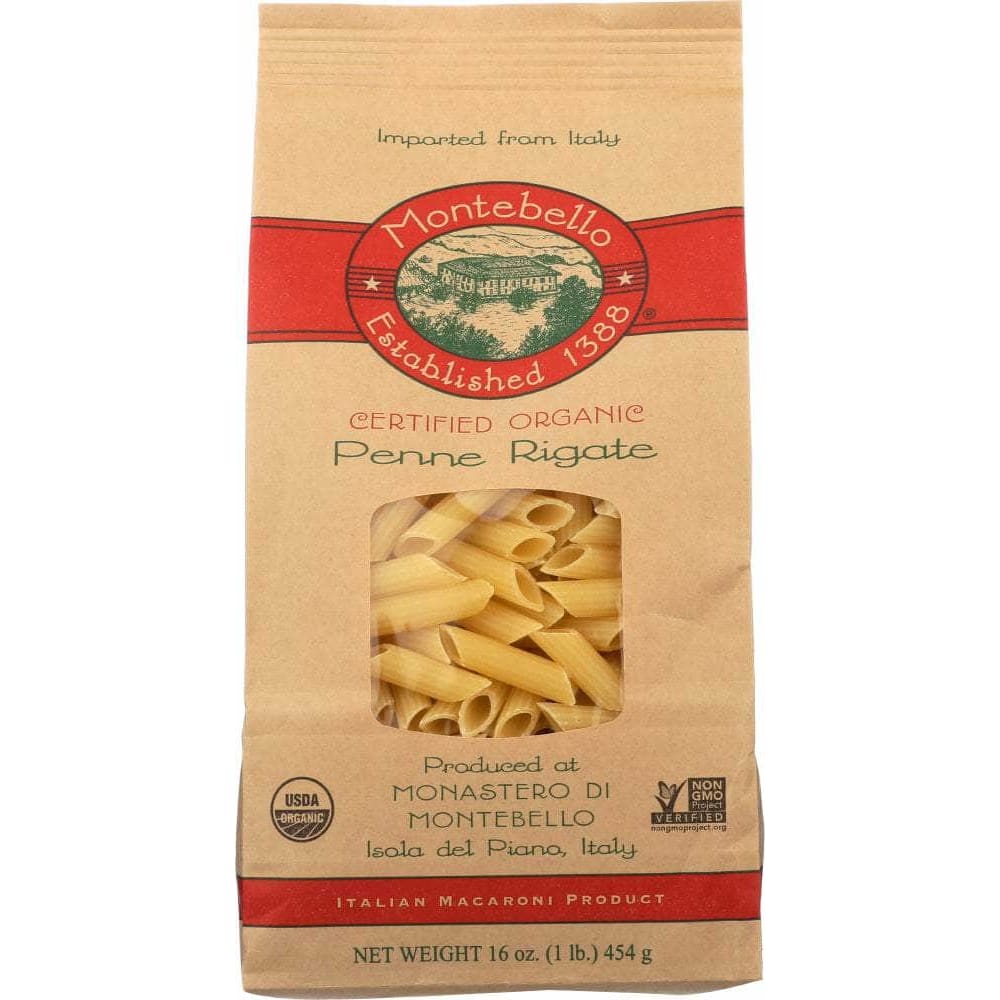 MONTEBELLO Montebello Organic Penne Rigate Pasta, 16 Oz