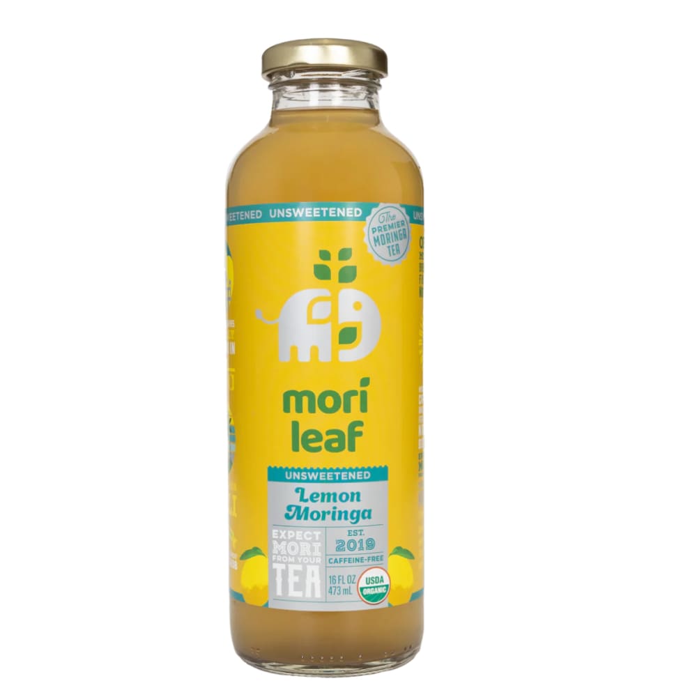 MORI LEAF: Tea Iced Unswtnd Moringa Org 16 FO (Pack of 5) - Grocery > Beverages > Coffee Tea & Hot Cocoa - MORI LEAF