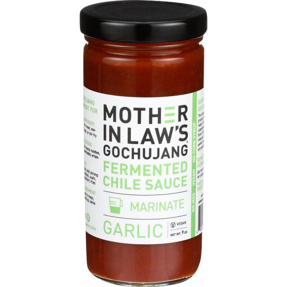 MOTHER IN LAW Grocery > Pantry > Condiments MOTHER IN LAW Garlic Gochujang Fermented Chile Sauce, 9 oz