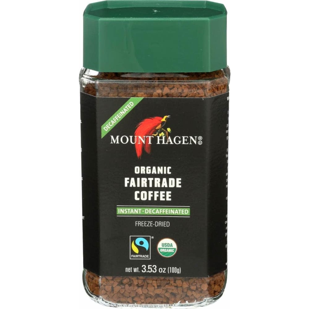 MOUNT HAGEN MOUNT HAGEN Organic Freeze Dried Instant Decaf Coffee, 3.53 oz