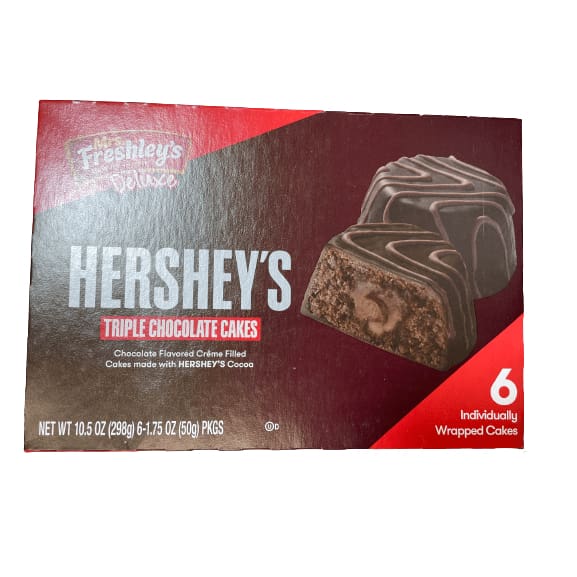 Mrs. Freshley's Kosher Hershey's Triple Chocolate Cakes, 1.75 Oz, 6 ...