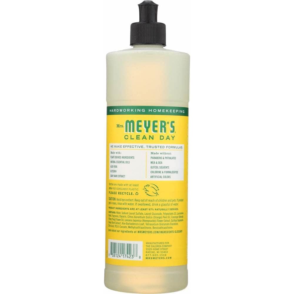 Mrs Meyers Clean Day Mrs. Meyer'S Clean Day Liquid Dish Soap Honeysuckle Scent, 16 oz