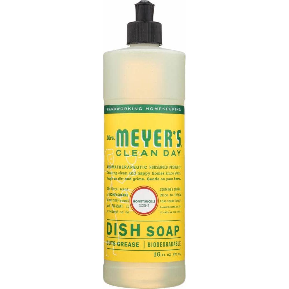 Mrs Meyers Clean Day Mrs. Meyer'S Clean Day Liquid Dish Soap Honeysuckle Scent, 16 oz