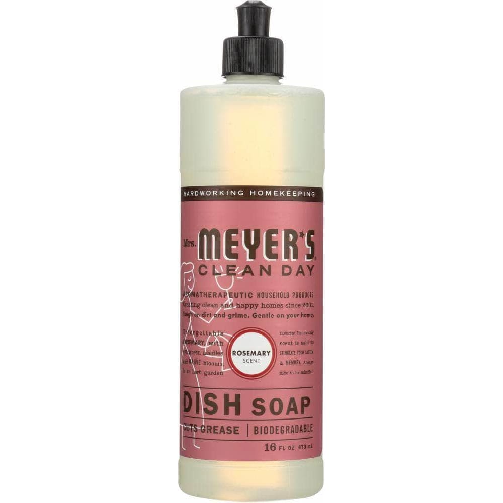 Mrs Meyers Clean Day Mrs. Meyer'S Clean Day Liquid Dish Soap Rosemary Scent, 16 Oz