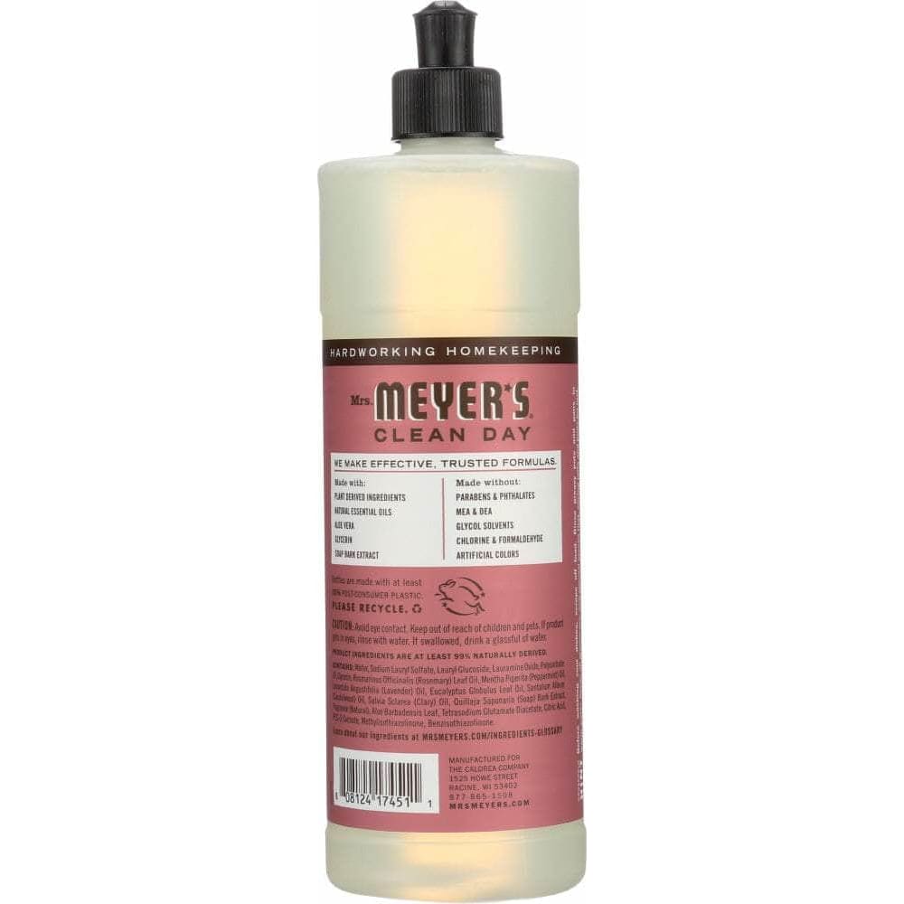 Mrs Meyers Clean Day Mrs. Meyer'S Clean Day Liquid Dish Soap Rosemary Scent, 16 Oz