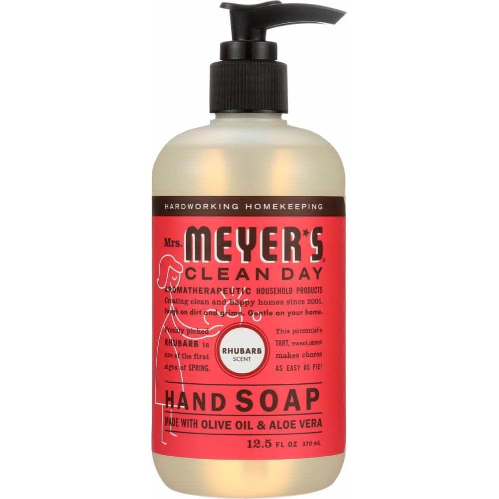 Mrs Meyers Clean Day Mrs. Meyer's Clean Day Liquid Hand Soap Rhubarb Scent, 12.5 oz