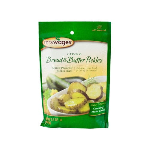 Mrs. Wages Bread & Butter Pickle Mix 5.3oz (Case of 12) - Cooking/Bulk Spices - Mrs. Wages