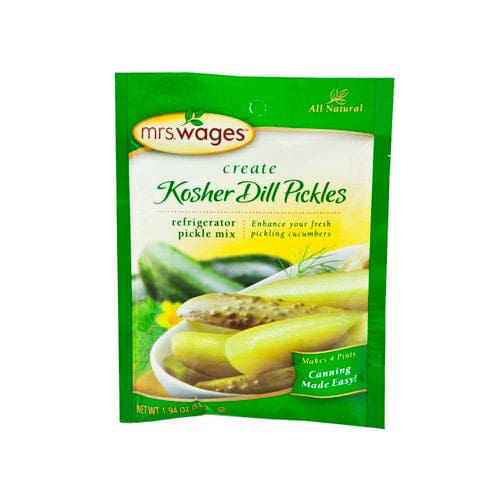 Mrs. Wages Kosher Dill Refrigerator Pickle Mix 1.94oz (Case of 12) - Cooking/Bulk Spices - Mrs. Wages