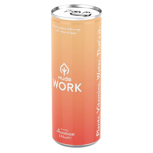 ShelHealth MUDE Drink Work Apple, 12 fo