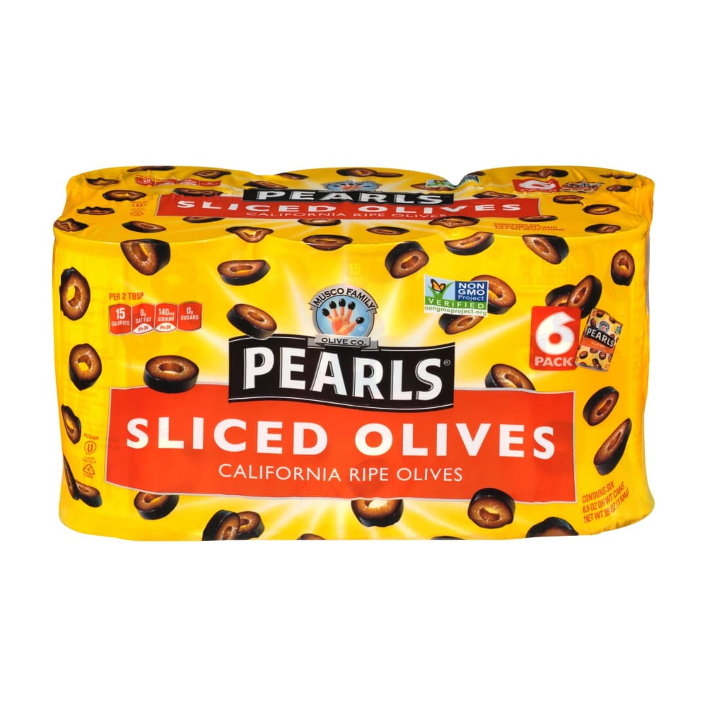 Musco Black Pearl Sliced Olives 6 ct./6.5 oz. - Musco