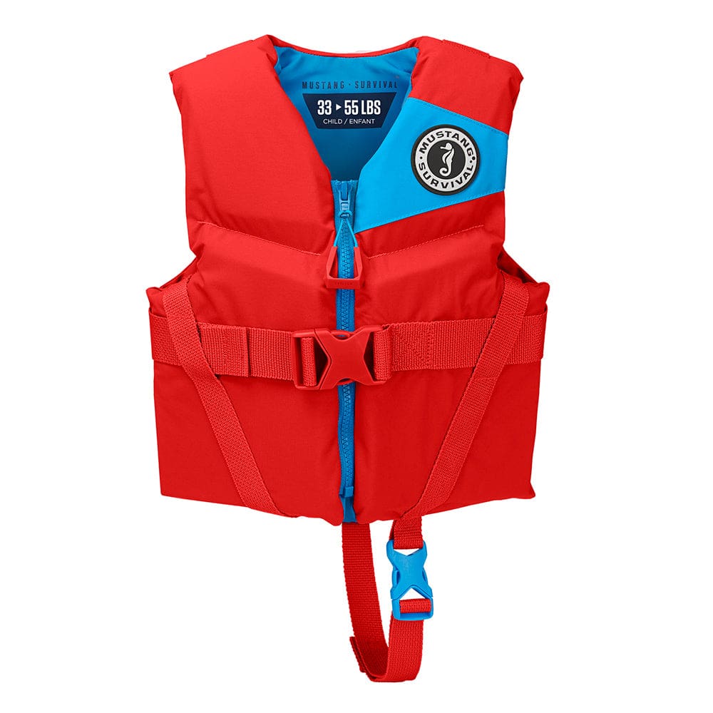 Mustang Child REV Foam Vest - Red - Child - Marine Safety | Personal Flotation Devices - Mustang Survival