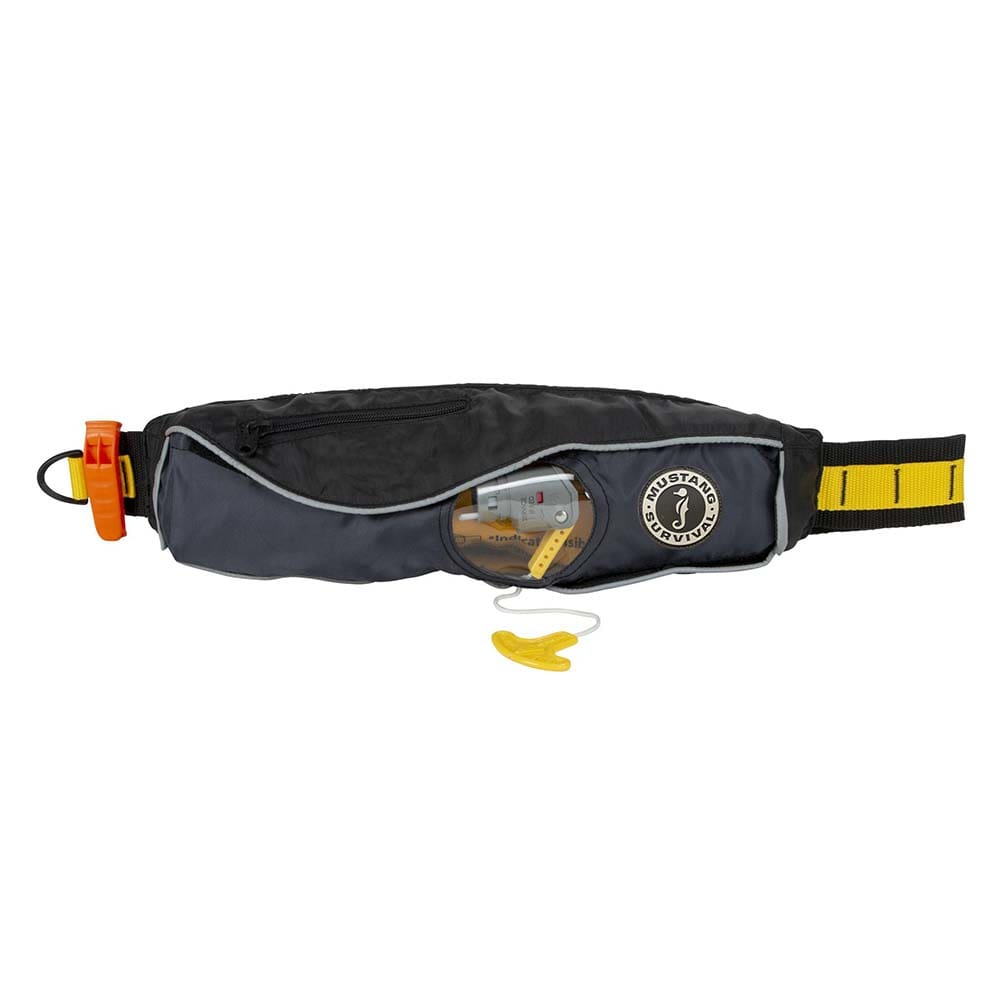 Mustang Fluid 2.0 Inflatable Belt Pack - Black/ Grey - Manual - Marine Safety | Personal Flotation Devices - Mustang Survival