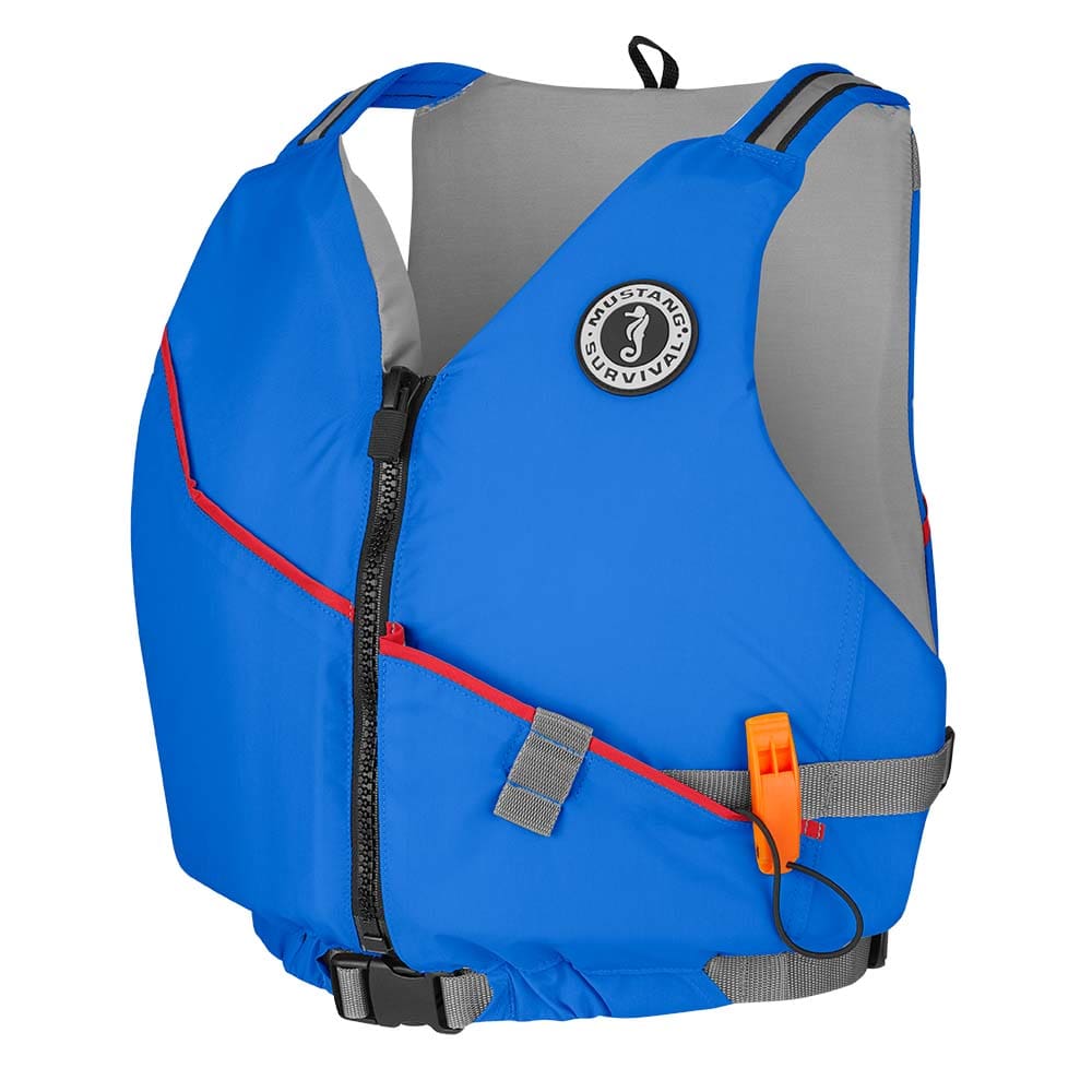 Mustang Journey Foam Vest - Blue - Medium/ Large - Marine Safety | Personal Flotation Devices - Mustang Survival