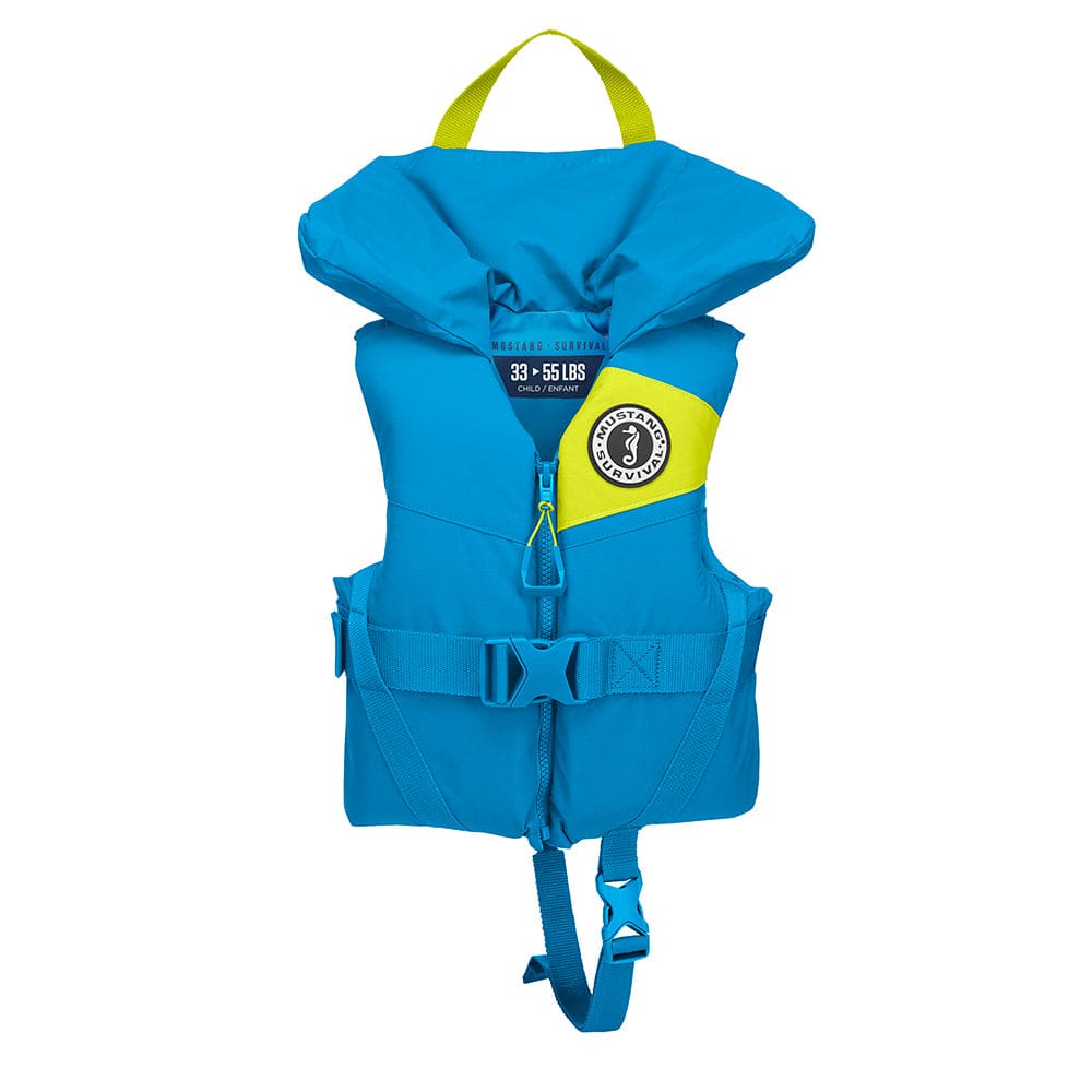 Mustang Lil’ Legends Child Foam Vest - Azure Blue - Marine Safety | Personal Flotation Devices - Mustang Survival