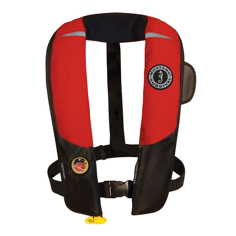 Mustang Pilot 38 Inflatable PFD - Red/ Black - Manual - Marine Safety | Personal Flotation Devices - Mustang Survival