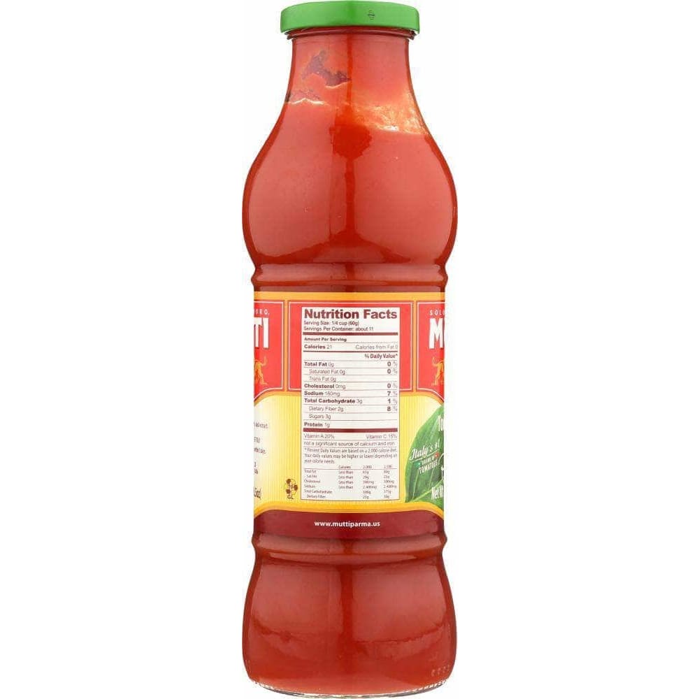 Mutti Mutti Tomato Puree With Basil Passat, 24.5 oz