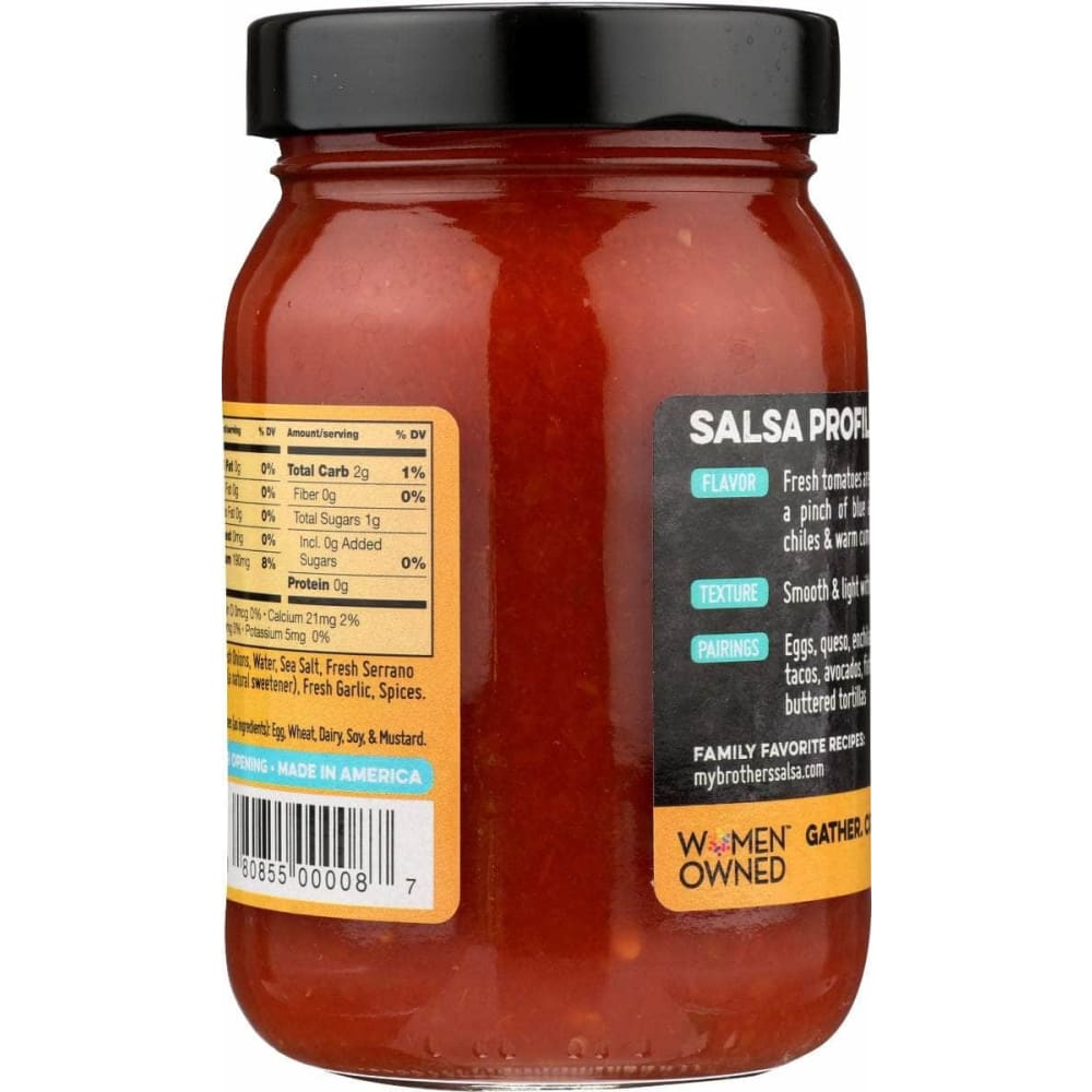 MY BROTHERS SALSA Grocery > Salsas MY BROTHERS SALSA Our House Salsa Medium, 16 oz