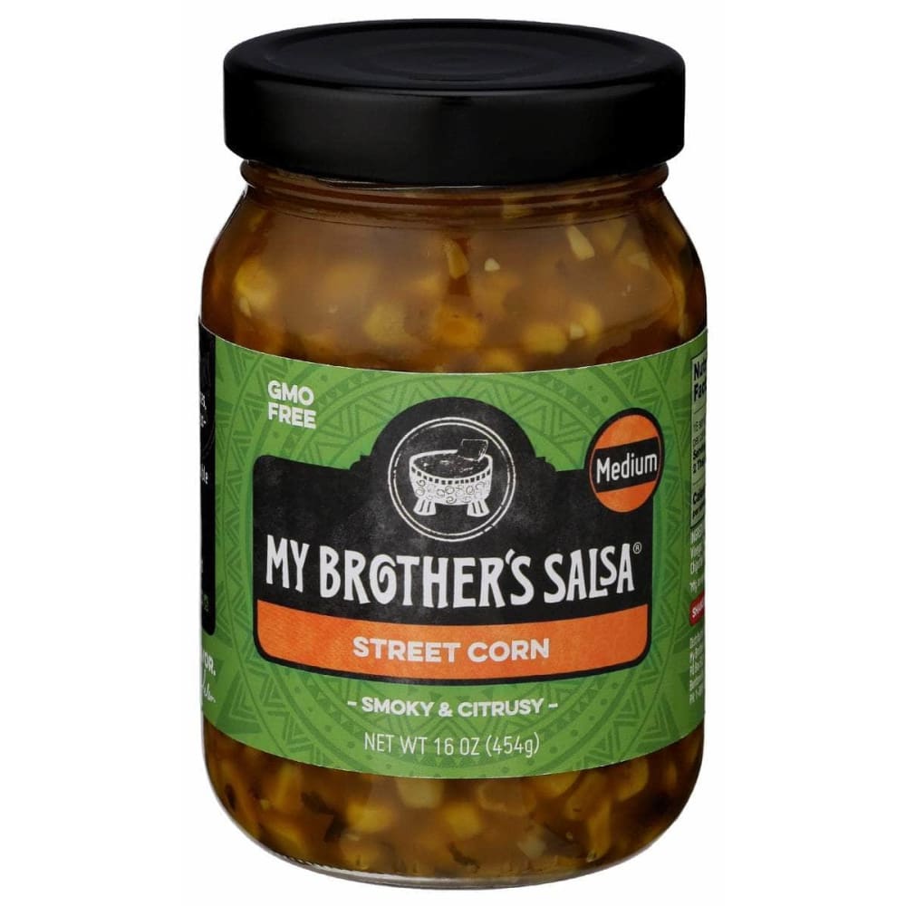 MY BROTHERS SALSA Grocery > Salsas MY BROTHERS SALSA Street Corn Medium Salsa, 16 oz