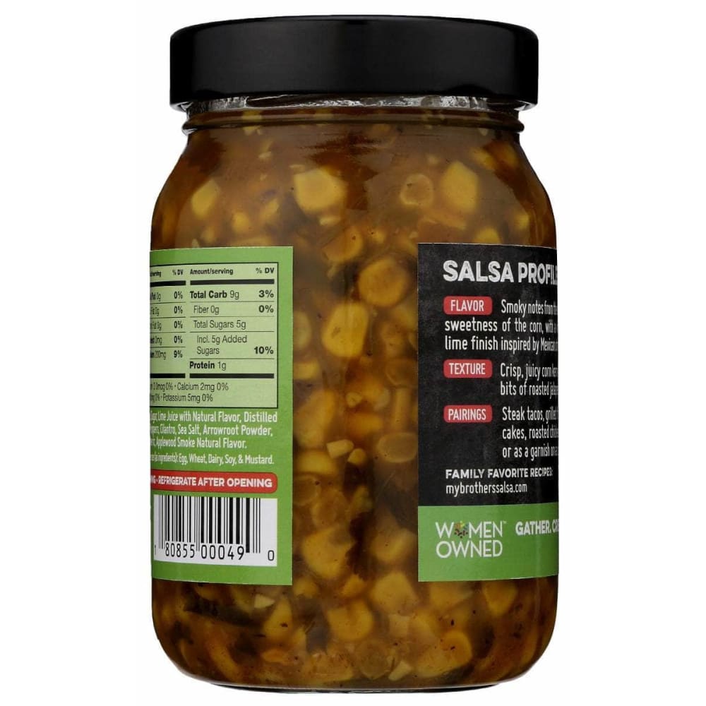 MY BROTHERS SALSA Grocery > Salsas MY BROTHERS SALSA Street Corn Medium Salsa, 16 oz